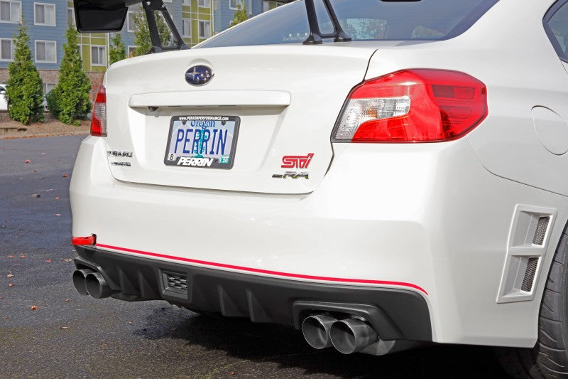 Perrin 15-19 Subaru WRX/STI Tow Hook Kit (Rear) - Red-thumbmail-8
