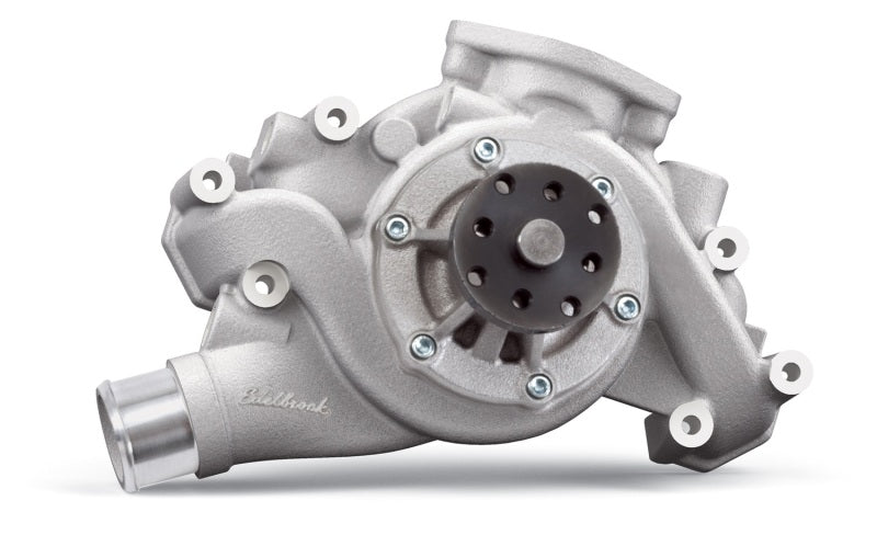 Edelbrock Water Pump Victor Pro Series Chevrolet All Ls Series Engines Standard Length Satin Finish-thumbmail-2