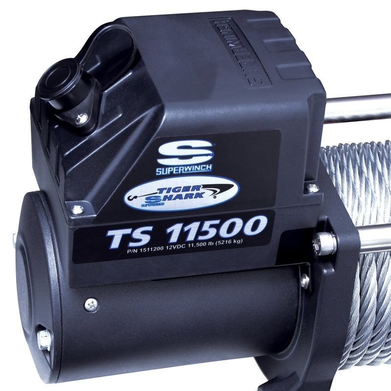 Superwinch 11500 LBS 12V DC 3/8in x 84ft Steel Rope Tiger Shark 11500 Winch-thumbmail-8