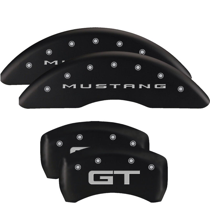 MGP Rear set 2 Caliper Covers Engraved Rear 2015/50 Black finish silver ch-thumbmail-2