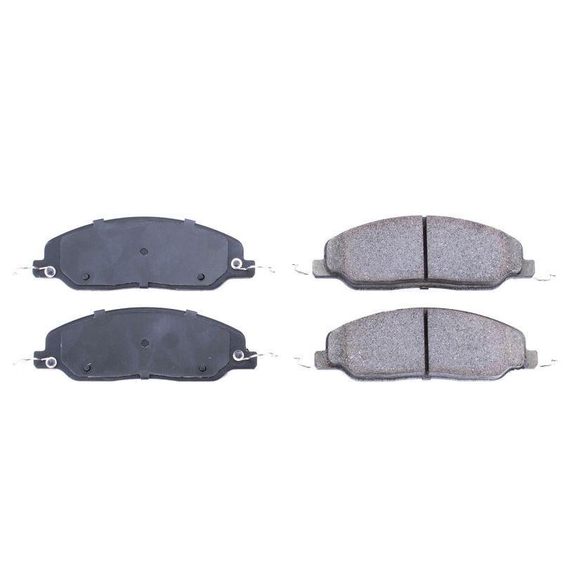 Power Stop 05-10 Ford Mustang Front Z16 Evolution Ceramic Brake Pads-thumbmail-1
