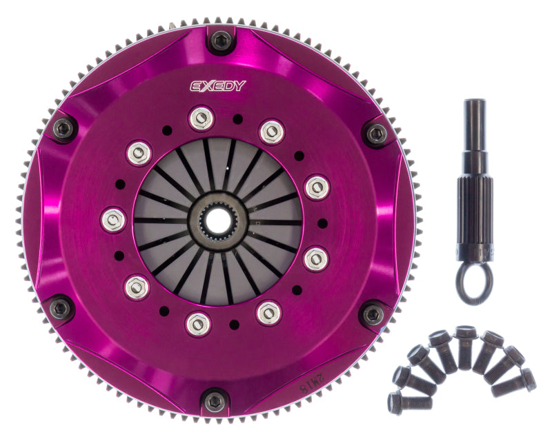 Exedy 1999-2002 Nissan Silvia L4 Hyper Twin Cerametallic Clutch Sprung Center Disc-thumbmail-6