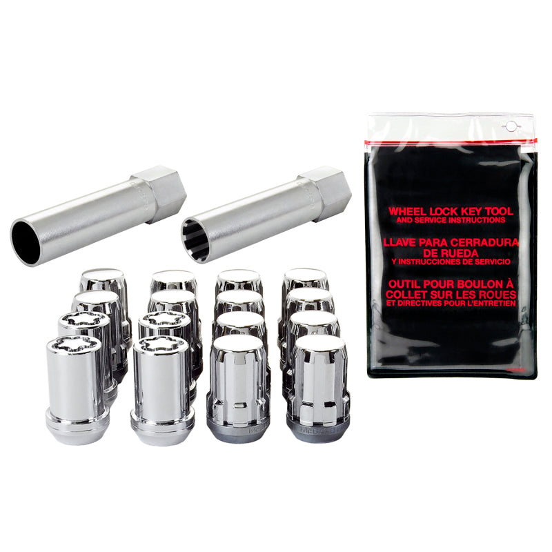 McGard SplineDrive Tuner 4 Lug Install Kit w/Locks & Tool (Cone) M12X1.5 / 13/16 Hex - Chrome-thumbmail-8