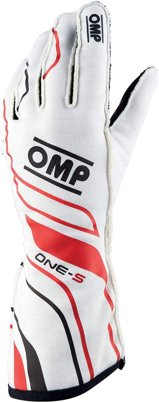 OMP One-S Gloves White - Size L Fia 8556-2018