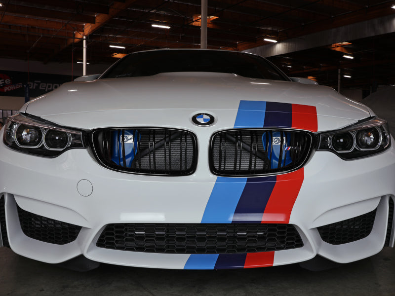 aFe Magnum FORCE Dynamic Air Scoop 15-18 BMW M3/15-20 M4 - Blue-thumbmail-3