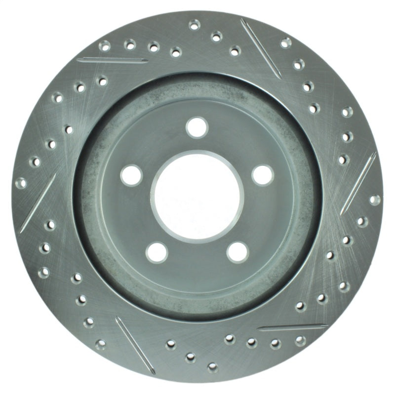 StopTech Select Sport 05-10 Ford Mustang GT Slotted and Drilled Rear Right Rotor-thumbmail-5