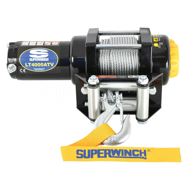 Superwinch 4000 LBS 12V DC 3/16in x 50ft Steel Rope LT4000 Winch-thumbmail-9