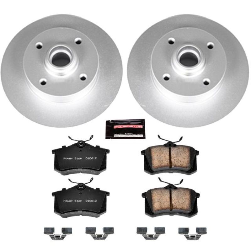 Power Stop 99-02 Volkswagen Cabrio Rear Z23 Evolution Sport Coated Brake Kit-thumbmail-1