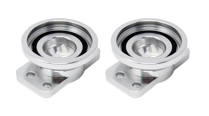 Torque Solution Dual HKS Blow Off Valve Adapter 2018+ Kia Stinger 3.3T-thumbmail-1
