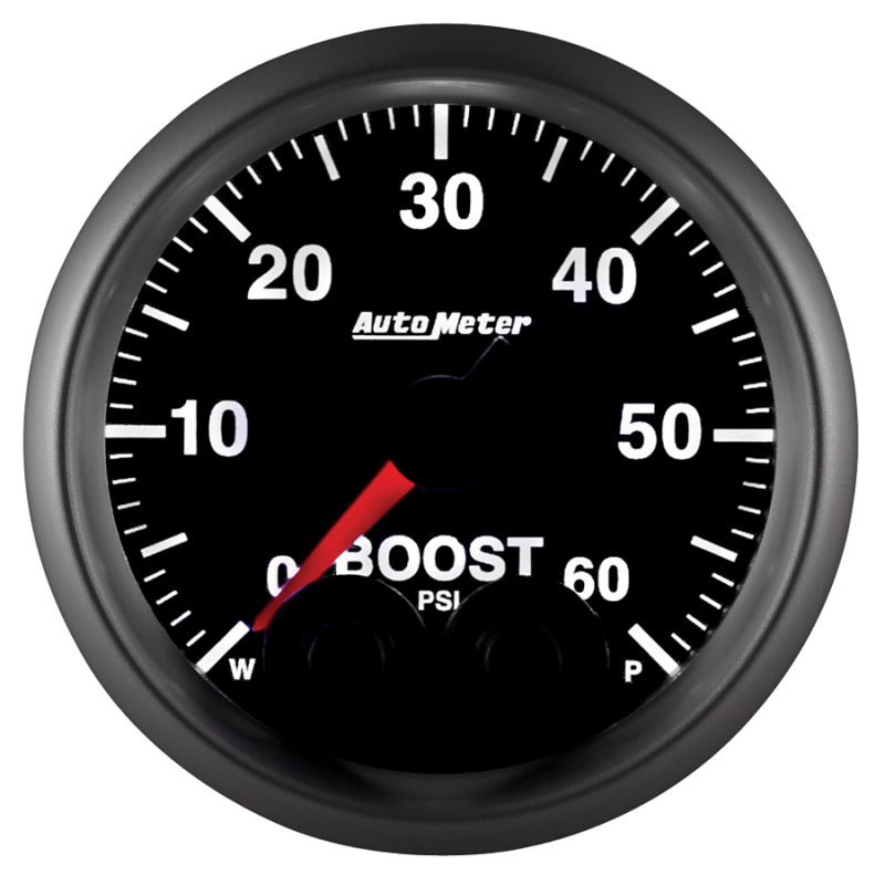 Autometer Elite 52mm 0-60 PSI Boost Peak & Warn w/ Electronic Control Gauge-thumbmail-6