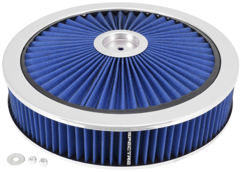 Spectre ExtraFlow HPR Air Cleaner Assembly 14in. x 3in. - Blue-thumbmail-2