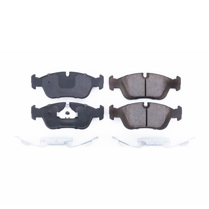Power Stop 91-98 BMW 318i Front Z17 Evolution Ceramic Brake Pads w/Hardware-thumbmail-1