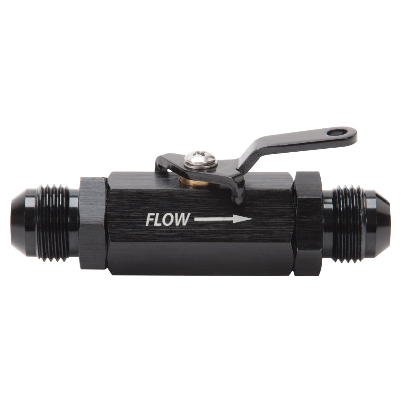 Russell Performance Shutoff Valve -8 AN Male Black Finish-thumbmail-2