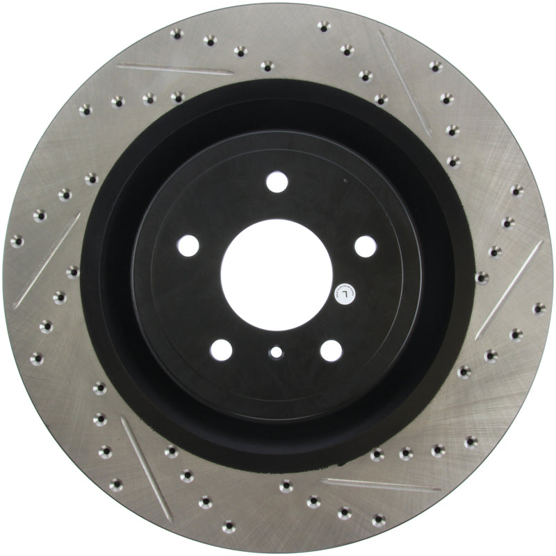 StopTech Infiniti G37 / Nissan 370Z SportStop Slotted & Drilled Front Left Rotor-thumbmail-13