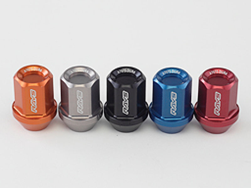 Rays Dura-Nut L32 Straight Type 12x1.25 Lug Nut Set 16 Lug 4 Lock Set - Orange-thumbmail-1