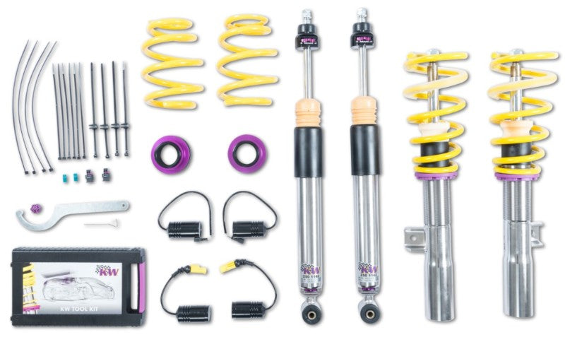 KW Coilover Kit V3 2020+ Mercedes CLA 35/CLA 45 Coupe 4WD w/ Electronic Dampers-thumbmail-7
