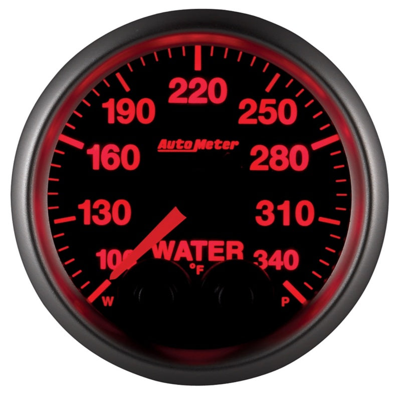 Autometer Elite 52mm 100-340 Deg F Water Temperature Peak and Warn Gauge w/ Electonic Control-thumbmail-7