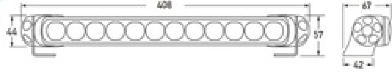 Hella LED Lamp Light Bar 9-34V 350/16in PEN MV ECE-thumbmail-11