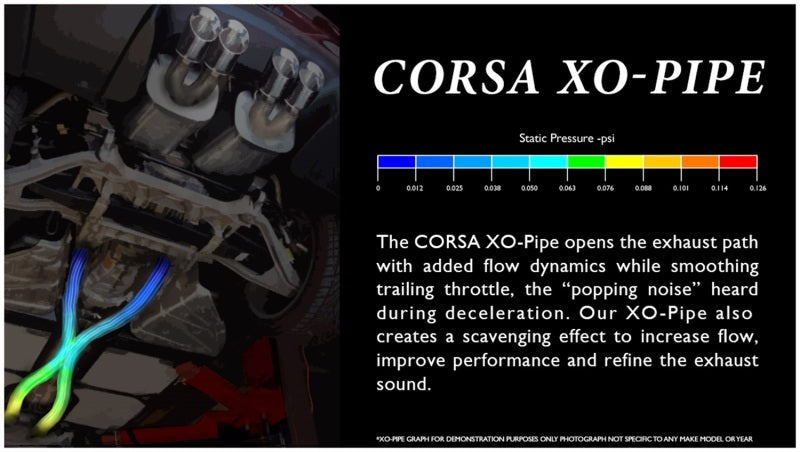 Corsa 97-04 Chevrolet Corvette C5 Z06 5.7L V8 XO Pipe Exhaust-thumbmail-4