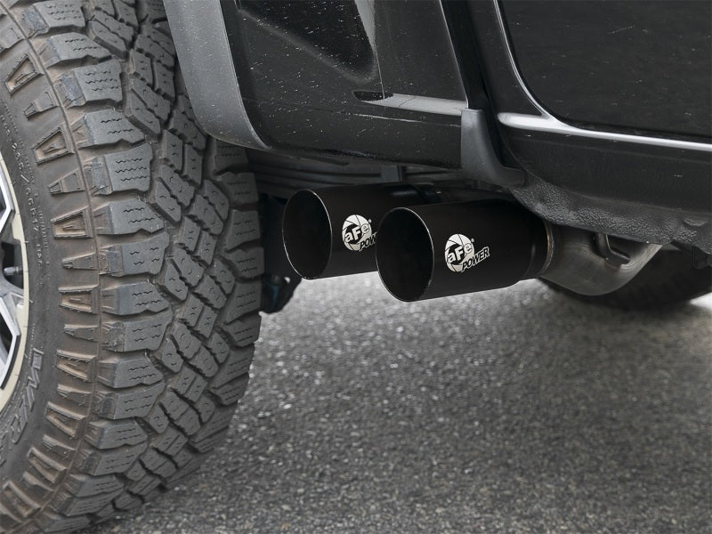 aFe Rebel Series CB 3in Middle Side Exit SS Exht w/ Black Tips 15-17 Chevy Colorado / GMC Canyon-thumbmail-3