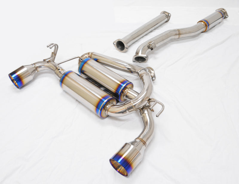 MXP 08-15 Mitsubishi Evolution 10 w/2 Section Pipes T304 SP Exhaust System w/Dual Exit-thumbmail-2