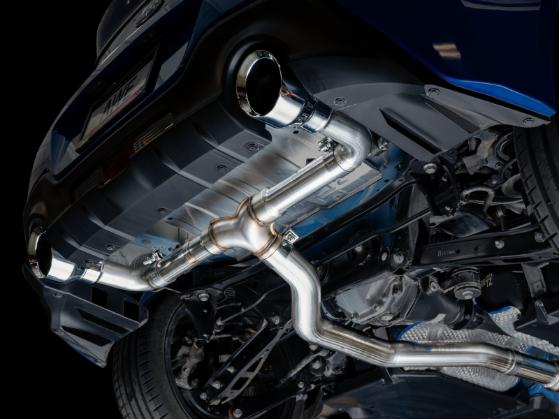 AWE Subaru BRZ/ Toyota GR86/ Toyota 86 Track Edition Cat-Back Exhaust- Chrome Silver Tips-thumbmail-11