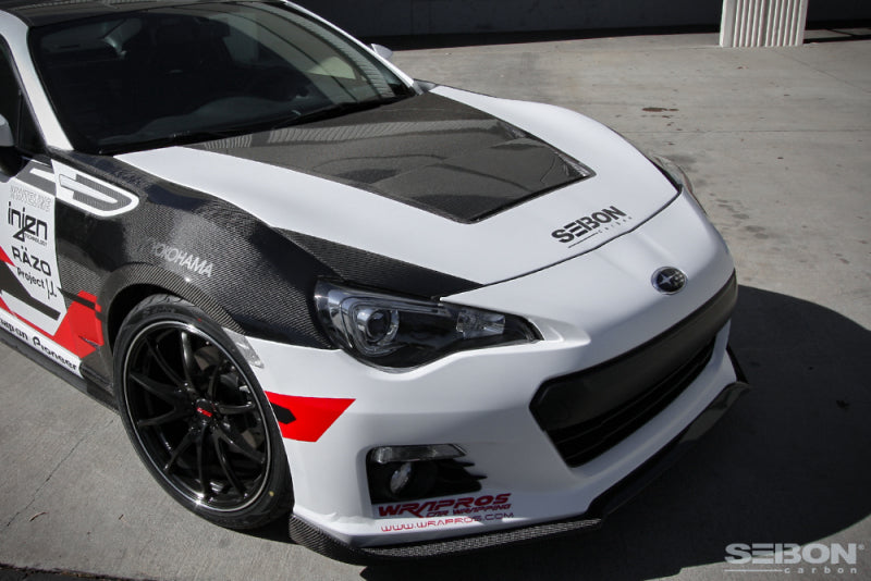 Seibon 12-13 BRZ/FRS DV Carbon Fiber Hood-thumbmail-6