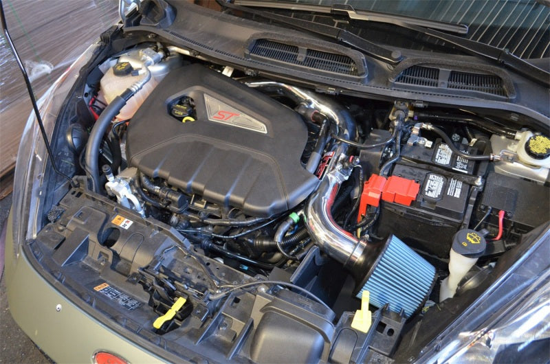 Injen 14 Ford Fiesta ST 1.6L Turbo 4Cyl Polished Short Ram Intake w/MR Tech-thumbmail-6