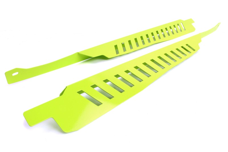 Perrin 11-14 Subaru WRX/STI Fender Shroud Set - Neon Yellow-thumbmail-4
