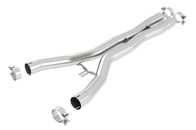 Borla 2014 Chevy Corvette Stingray X-Pipes (Smog Legal Cut and Clamp)-thumbmail-2