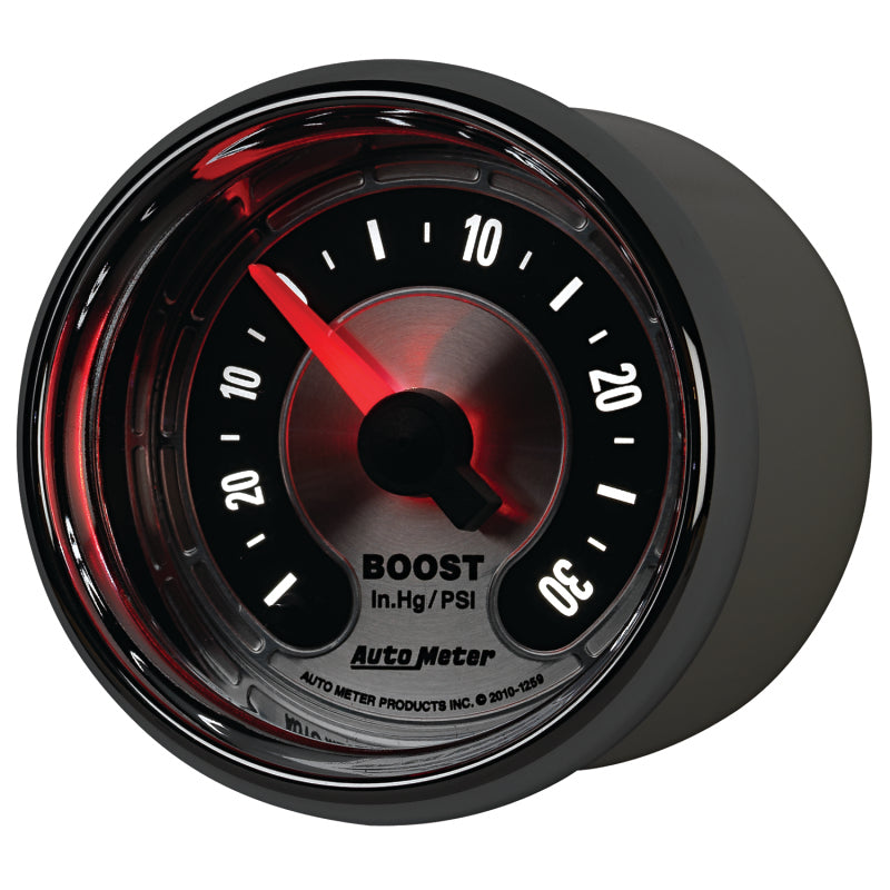 Autometer American Muscle 52mm Full Sweep Electric 30 In Hg.-Vac/30PSI Boost Vacuum Gauge-thumbmail-7