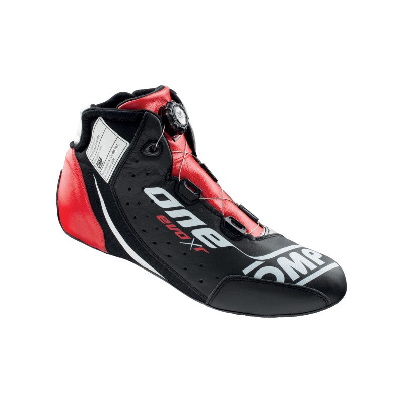 OMP One Evo X R Shoes Black/Silver/Red - Size 48 (Fia 8856-2018)-thumbmail-1