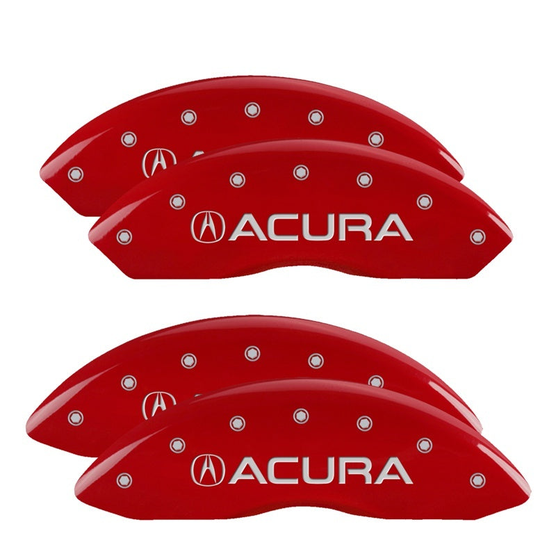 MGP 4 Caliper Covers Engraved Front & Rear MGP Red finish silver ch-thumbmail-3