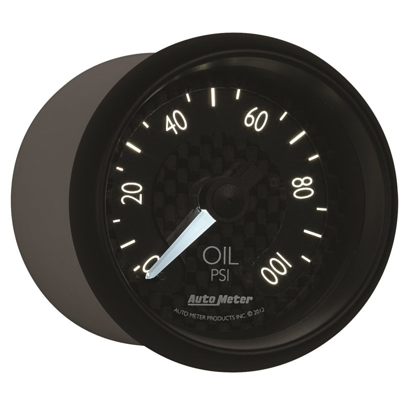 Autometer GT Series 52mm Mechanical 0-100 psi Oil Pressure Gauge-thumbmail-3