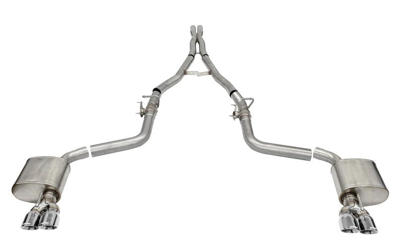 Corsa 15-21 Challenger SRT/Hellcat/Demon/Redeye 2.75in Valved CB DR Exit w/ Twin 3.5in Pol Pro Tips-thumbmail-5