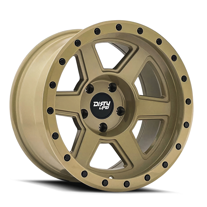 Dirty Life 9315 Compound 17x9 / 6x139.7 BP / -12mm Offset / 106mm Hub Desert Sand Wheel-thumbmail-3