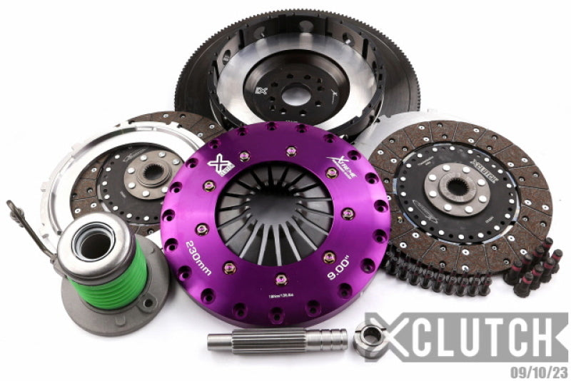 XClutch 11-14 Ford Mustang GT 5.0L 9in Twin Solid Organic Clutch Kit-thumbmail-1