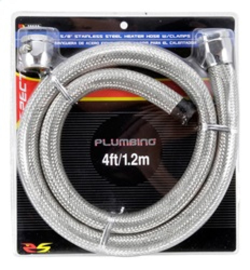 Spectre Stainless Steel Flex Heater Hose Kit 5/8in. Diameter - 4ft. Chrome-thumbmail-13