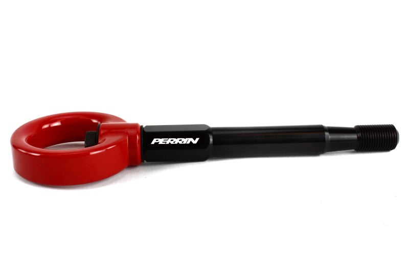 Perrin 14-19 Subaru Forester/Ascent Tow Hook Kit (Rear) - Red-thumbmail-4