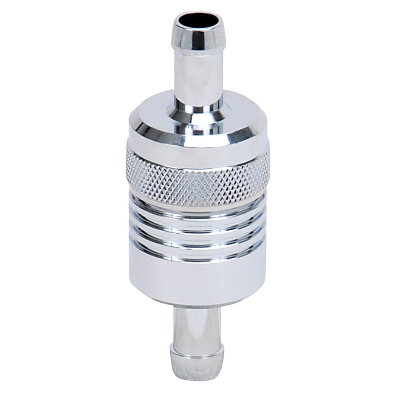 Russell Performance Chrome Street Fuel Filter (3in Length 1-1/8in diameter 3/8in inlet/outlet)-thumbmail-8