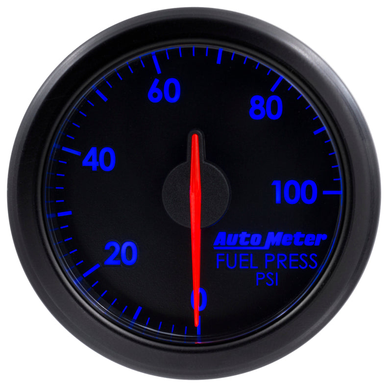Autometer Airdrive 2-1/6in Fuel Pressure Gauge 0-100 PSI - Black-thumbmail-4