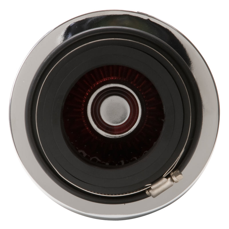 Edelbrock Air Filter Pro-Flo Series Conical 3 7In Tall Red/Chrome-thumbmail-10