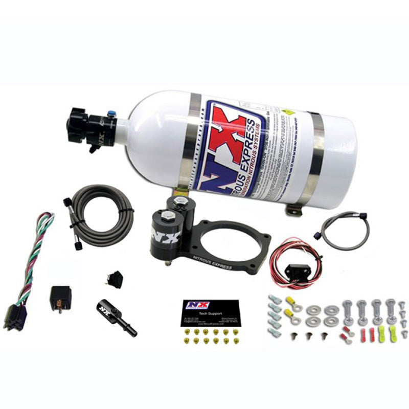 Nitrous Express Dodge Hellcat/Demon Nitrous Plate Kit w/10lb Bottle-thumbmail-2