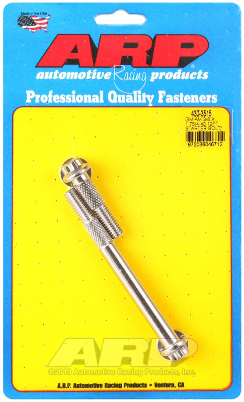 ARP GM 3/8 X 1.750/4.400 12pt SS Starter Bolt Kit-thumbmail-1