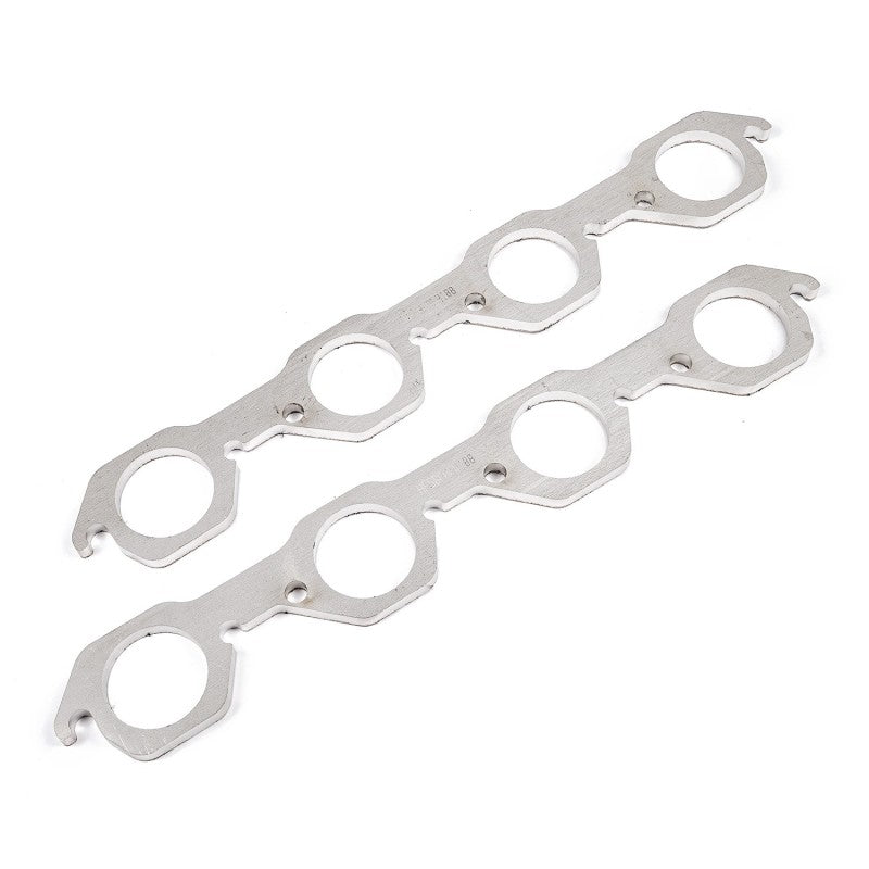 Stainless Works Small Block Ford AFR 225 Head Round Port Header 304SS Exhaust Flanges 2in Primaries-thumbmail-2