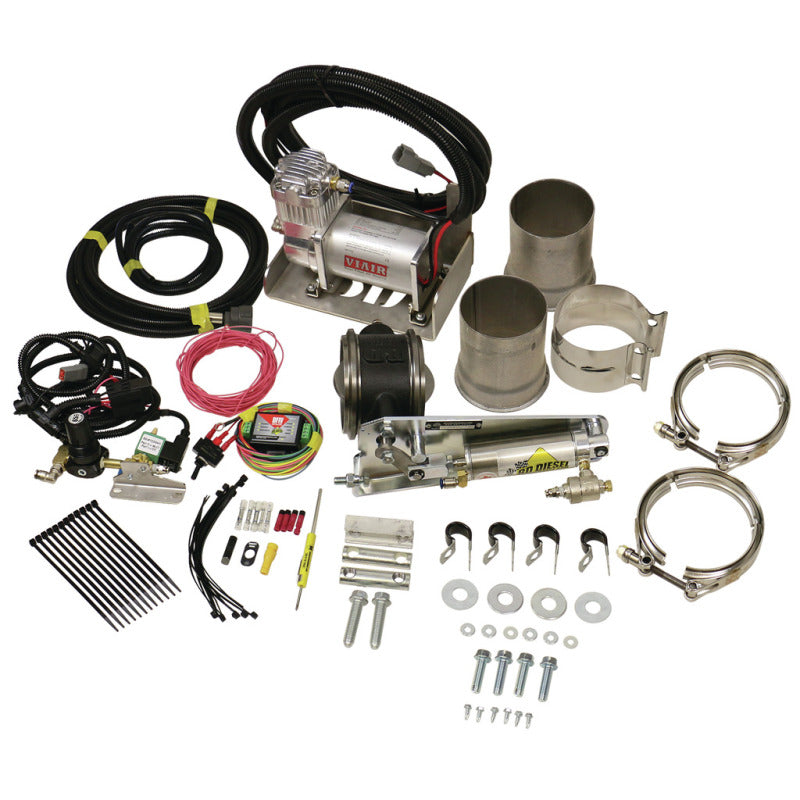 BD Diesel Exhaust Brake - Universal 4.0in c/w Air Compressor-thumbmail-4