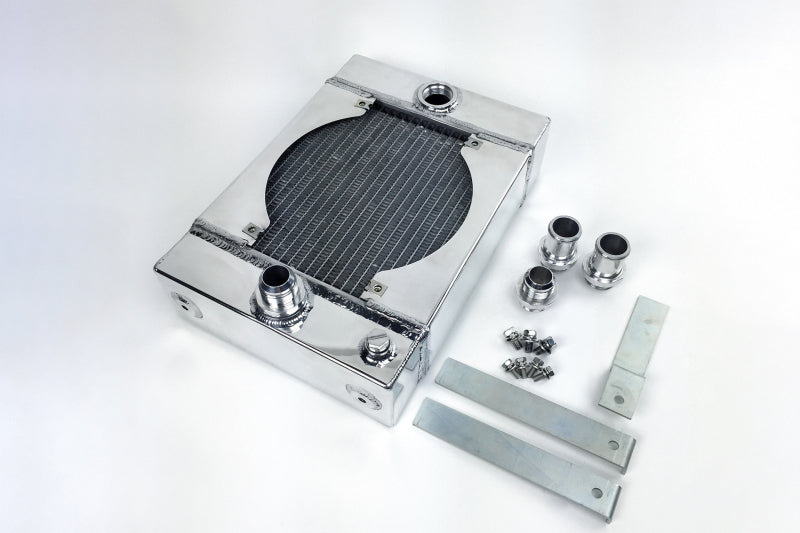 CSF Universal Drag Race / Tuck Radiator w/9in Spal Fan - 10.5in H x 10in L x 3.6in W-thumbmail-5