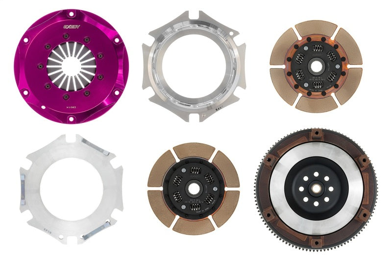Exedy 1999-2002 Nissan Silvia L4 Hyper Twin Cerametallic Clutch Sprung Center Disc-thumbmail-10