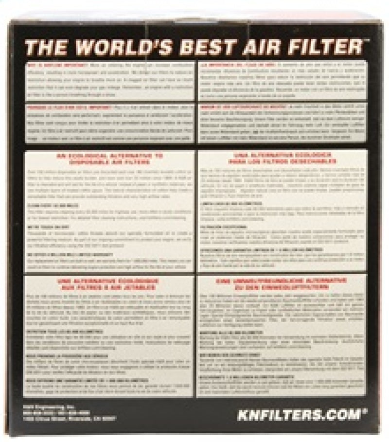 K&N Universal Air Filter 4in Flange / 5-3/8 in Base / 4-1/2in Top / 5in Height-thumbmail-13