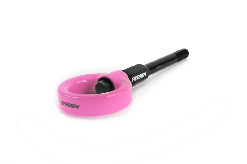 Perrin 02-07 Subaru WRX/STI Tow Hook Kit (Front) - Hyper Pink-thumbmail-3